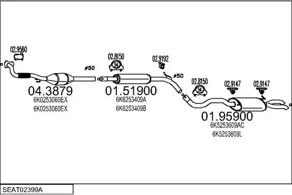 MTS SEAT02399A007890
