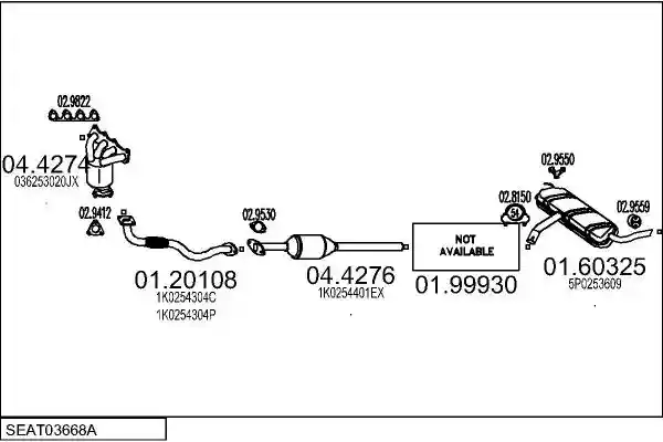 MTS SEAT03668A026551