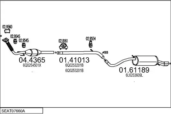 MTS SEAT07660A018243