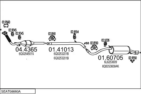 MTS SEAT08660A016526