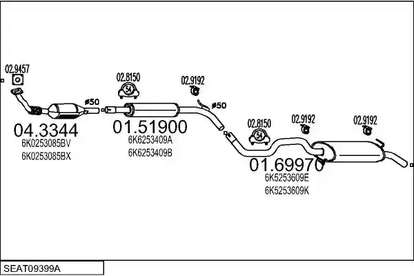 MTS SEAT09399A018154