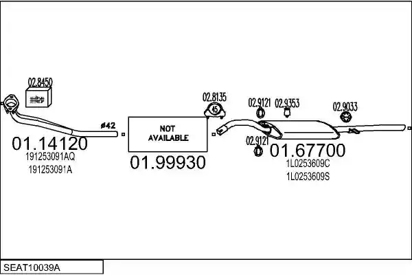 MTS SEAT10039A002902