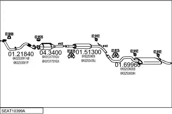 MTS SEAT10399A003953