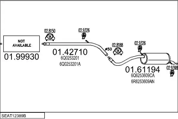 MTS SEAT12389B028261