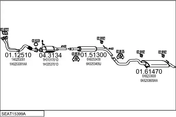 MTS SEAT15399A003953