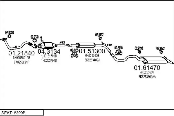 MTS SEAT15399B003953