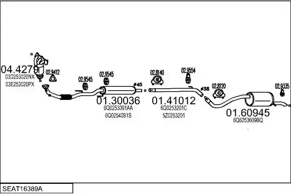 MTS SEAT16389A027584