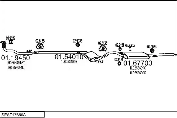 MTS SEAT17660A002904