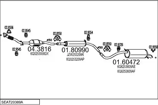 MTS SEAT20389A016525