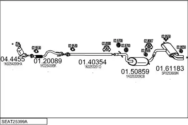 MTS SEAT25399A024240