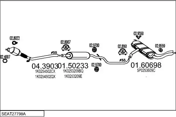 MTS SEAT27798A018765