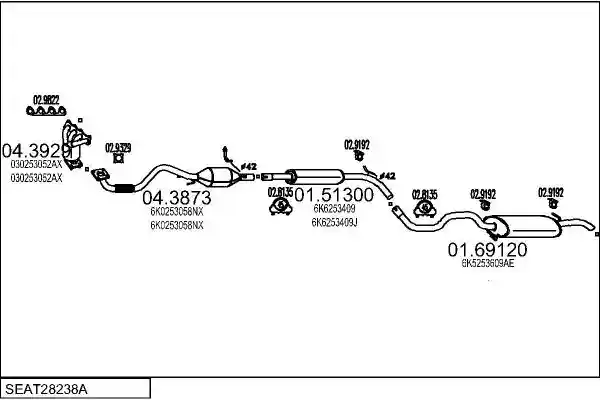 MTS SEAT28238A008441