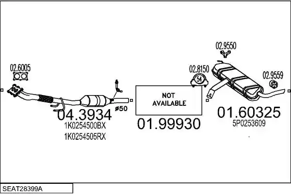 MTS SEAT28399A017900