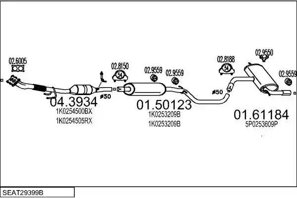 MTS SEAT29399B017900