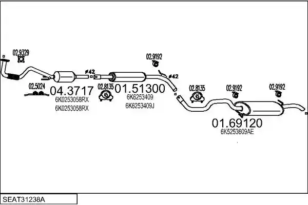MTS SEAT31238A003953