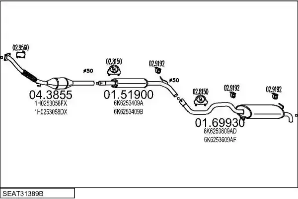 MTS SEAT31389B005677