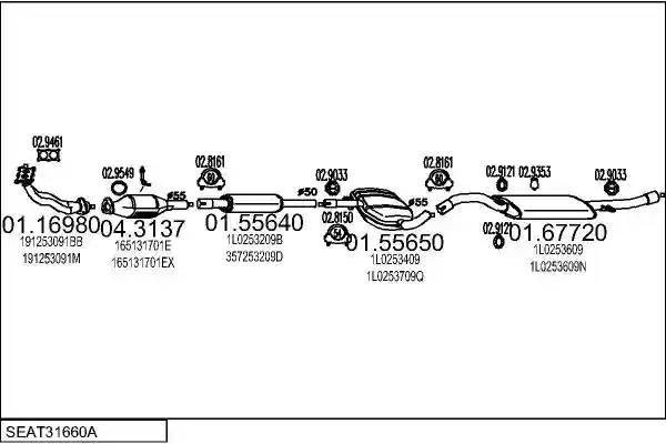 MTS SEAT31660A002909