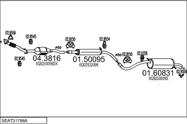 MTS SEAT31798A017118