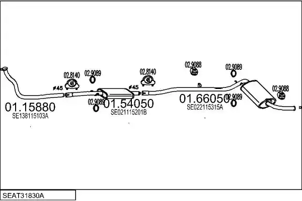 MTS SEAT31830A002874