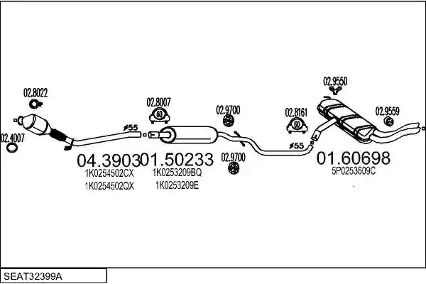 MTS SEAT32399A017903