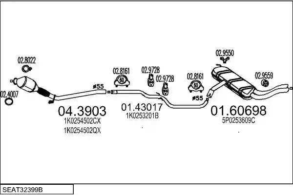 MTS SEAT32399B017903