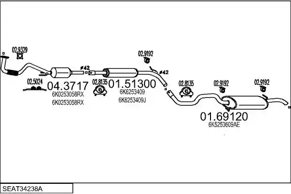 MTS SEAT34238A008429