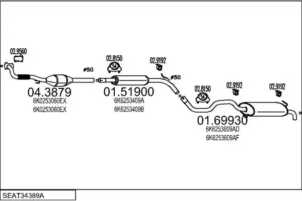 MTS SEAT34389A007892