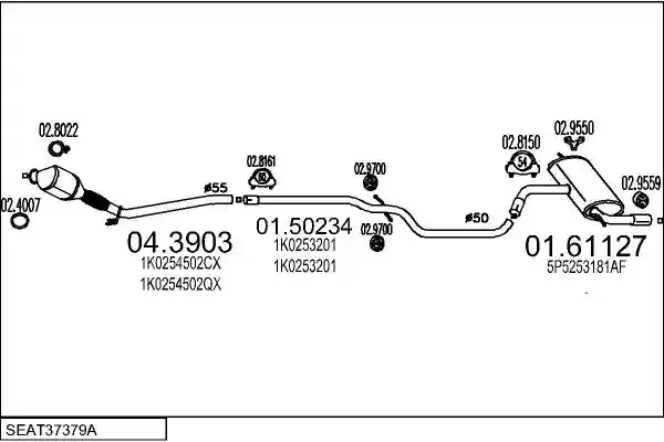MTS SEAT37379A018382