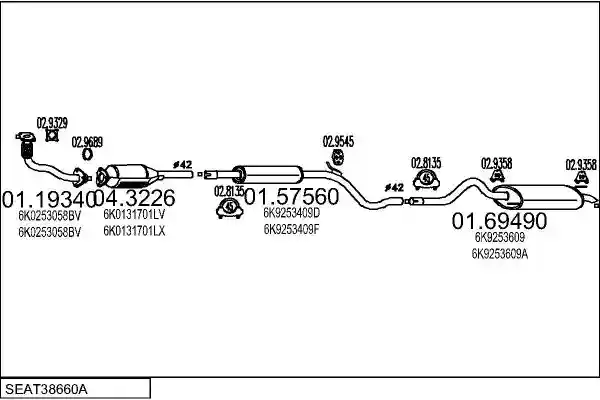 MTS SEAT38660A005591