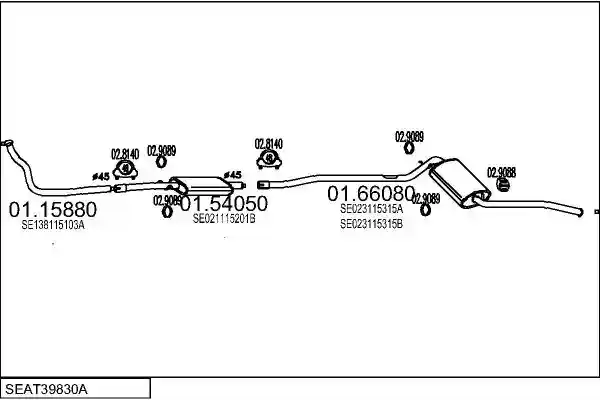 MTS SEAT39830A002880