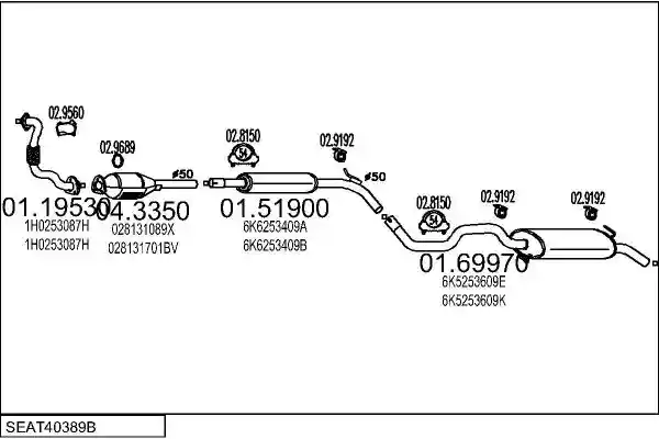 MTS SEAT40389B002911