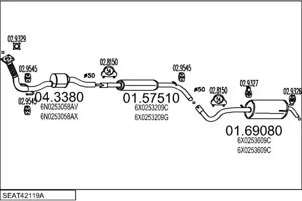 MTS SEAT42119A008897