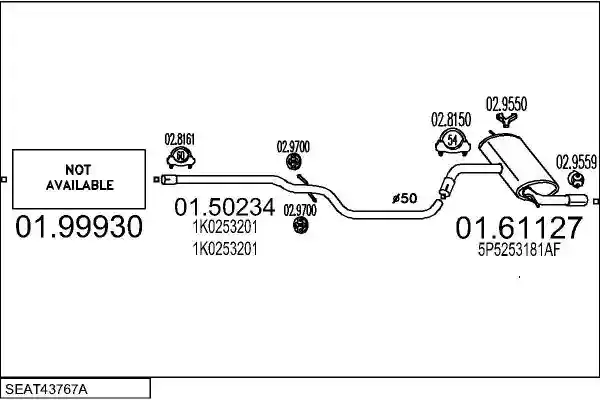MTS SEAT43767A032745