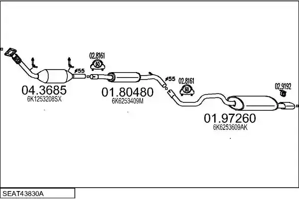 MTS SEAT43830A013199