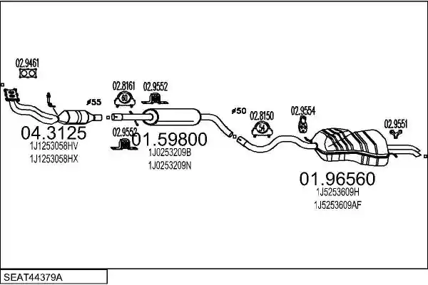 MTS SEAT44379A010047