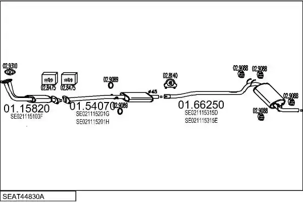 MTS SEAT44830A002867