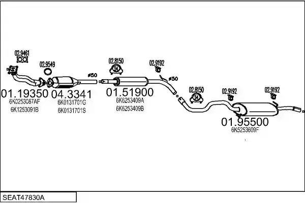 MTS SEAT47830A003959