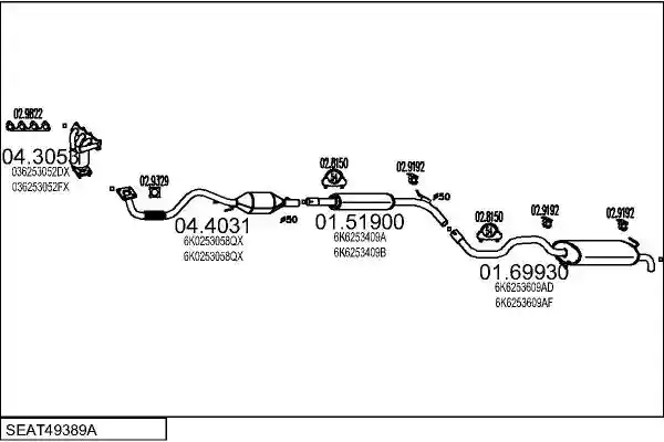 MTS SEAT49389A013198