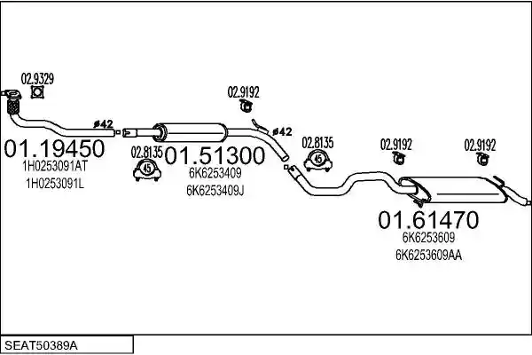 MTS SEAT50389A007899