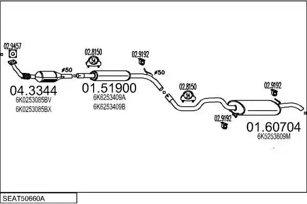 MTS SEAT50660A003955