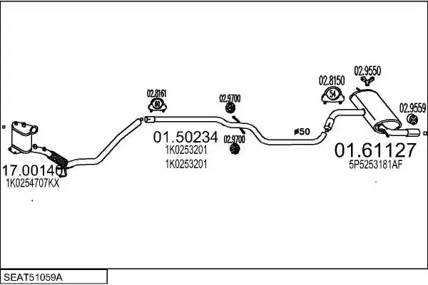 MTS SEAT51059A034859