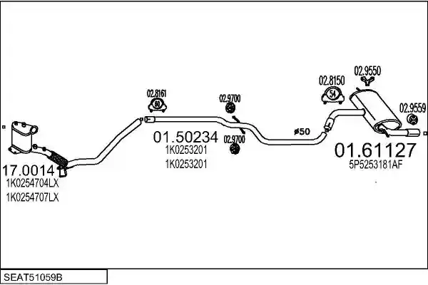 MTS SEAT51059B034859