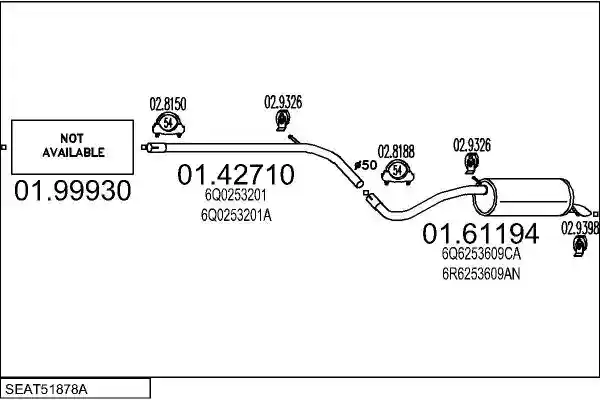 MTS SEAT51878A000648