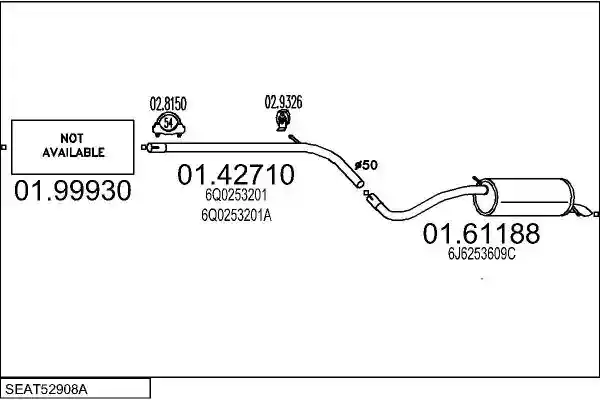 MTS SEAT52908A028262