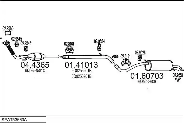 MTS SEAT53660A017118