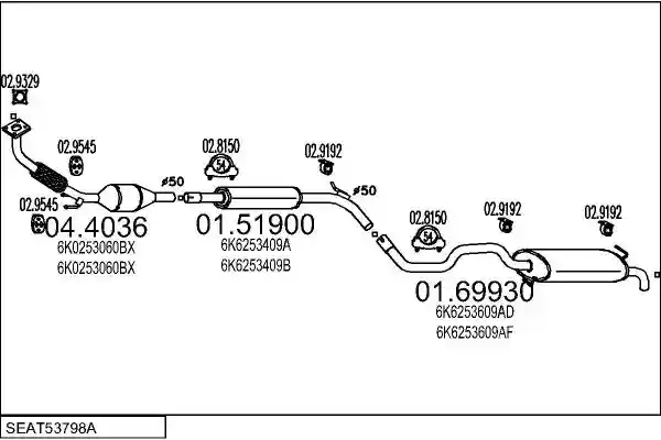 MTS SEAT53798A013194