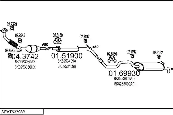 MTS SEAT53798B013194