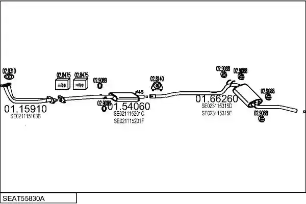 MTS SEAT55830A002884