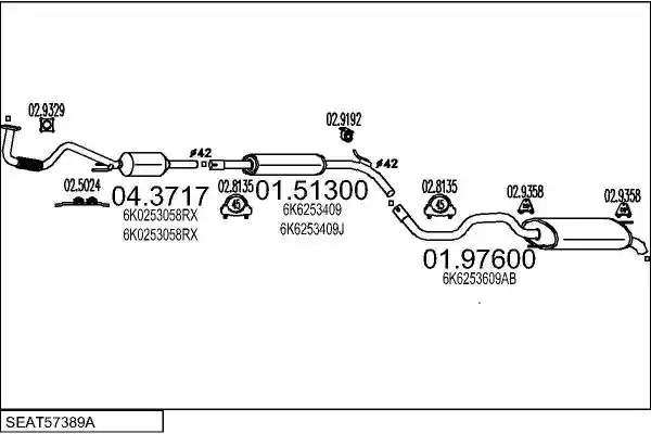MTS SEAT57389A003961