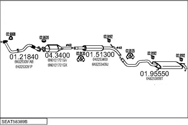 MTS SEAT58389B003961